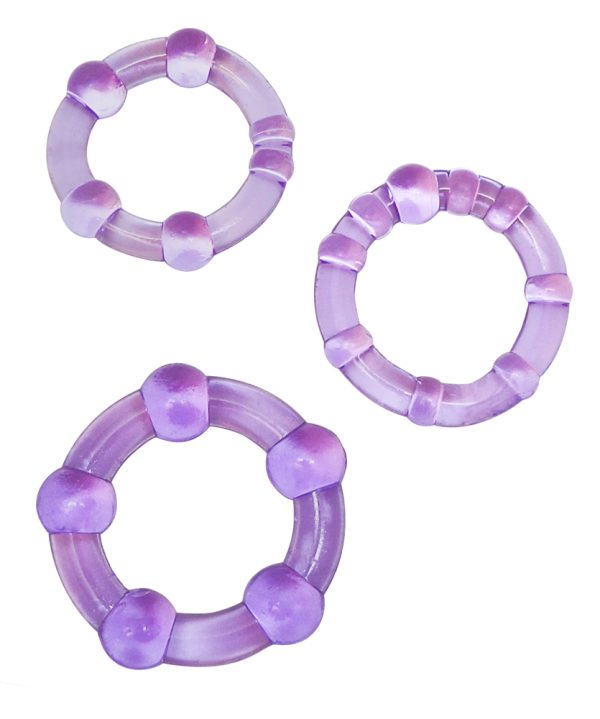Stay Hard Cockrings Purple - Image 3