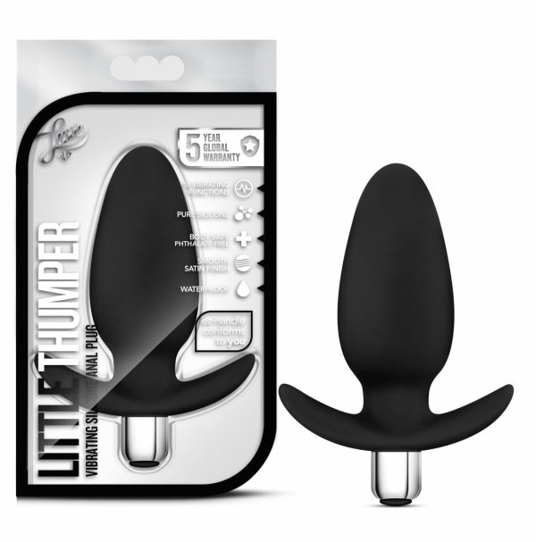 Luxe Little Thumper Black Anal Plug - Image 2