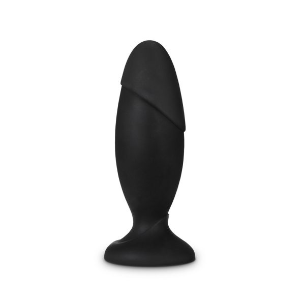 Anal Adventures Platinum Silicone Rocket Plug Black - Image 4