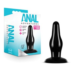 Anal Adventures Pleasure Plug Black