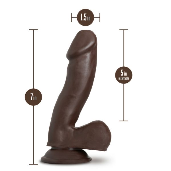 Au Naturel Troy 6in Dildo Chocolate - Image 6