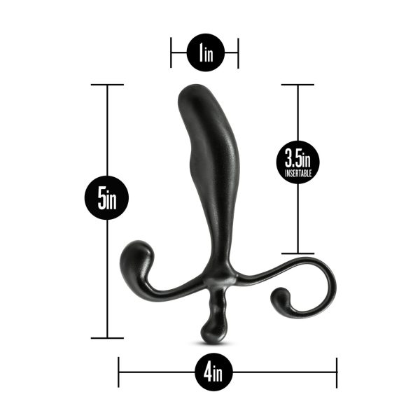 Anal Adventures Prostate Stimulator Black - Image 3