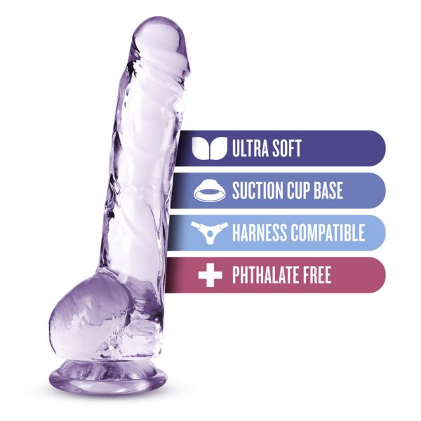 Naturally Yours 8in Amethyst Crystalline Dildo - Image 5