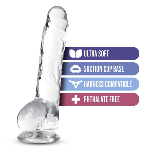 Naturally Yours 8in Diamond Crystalline Dildo - Image 2