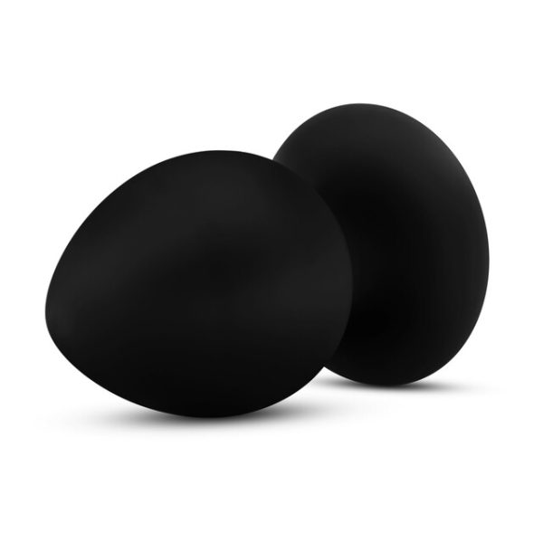 Anal Adventures Platinum Silicone Anal Stout Plug Black - Image 5