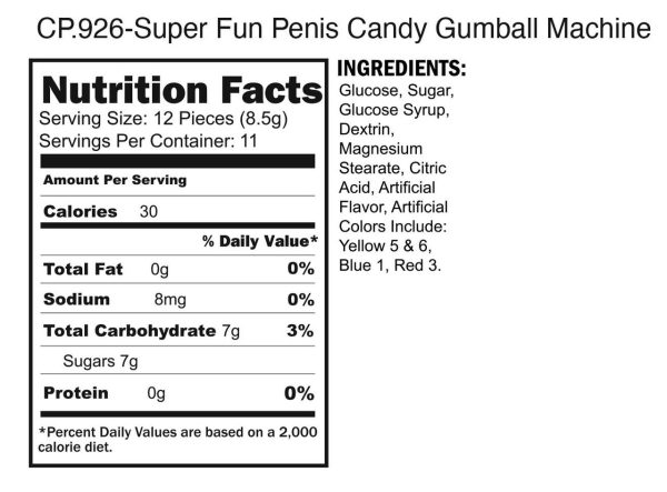 Super Fun Penis Candy Machine Display Of 12 - Image 5