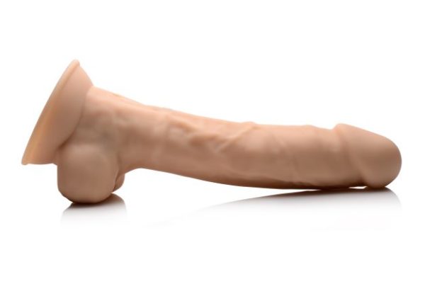 Fleshstixxx 8in Vibrating Dildo W/ Balls - Image 5