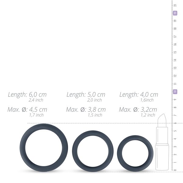 (wd) Boners 3pc Wide Cock Ring - Image 4