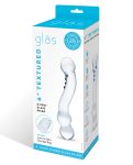 Glas 6 Curved G-spot Glass Dildo "