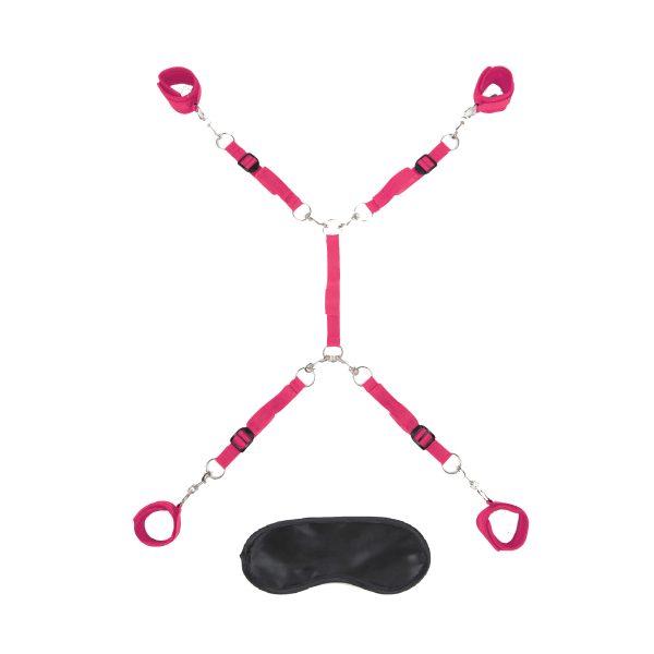 Lux Fetish 7pc Bed Spreader Hot Pink - Image 4