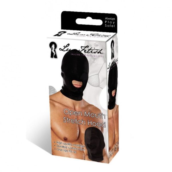 Lux Fetish Open Mouth Stretch Hood - Image 2