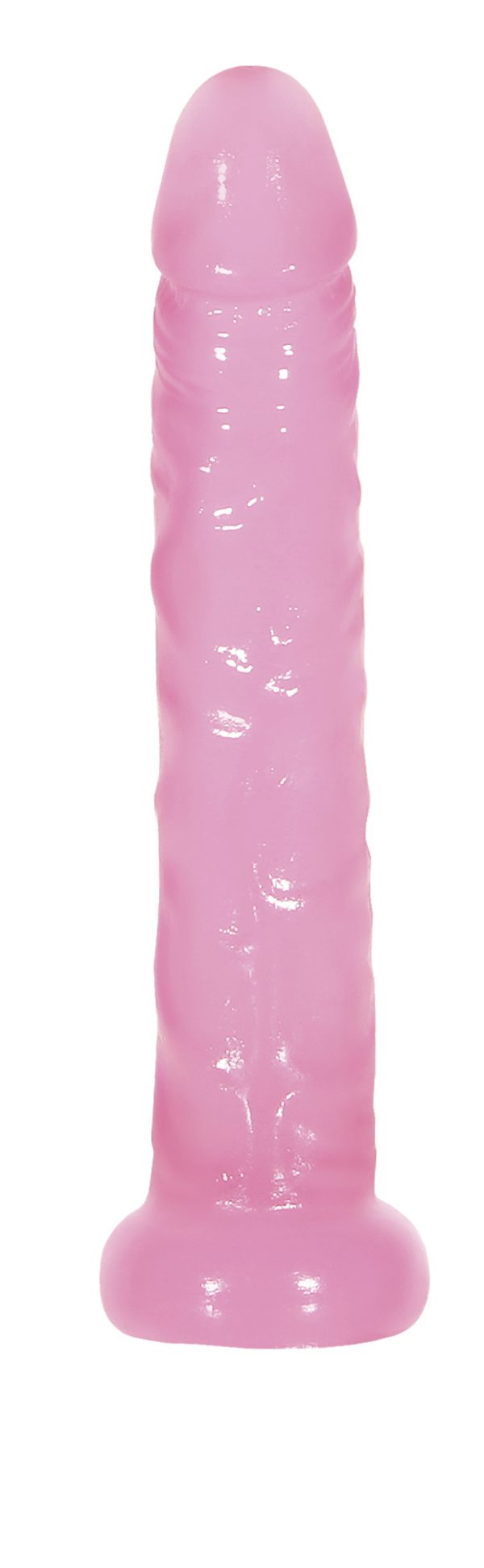 Adam & Eve Pink Jelly Slim Dildo - Image 3