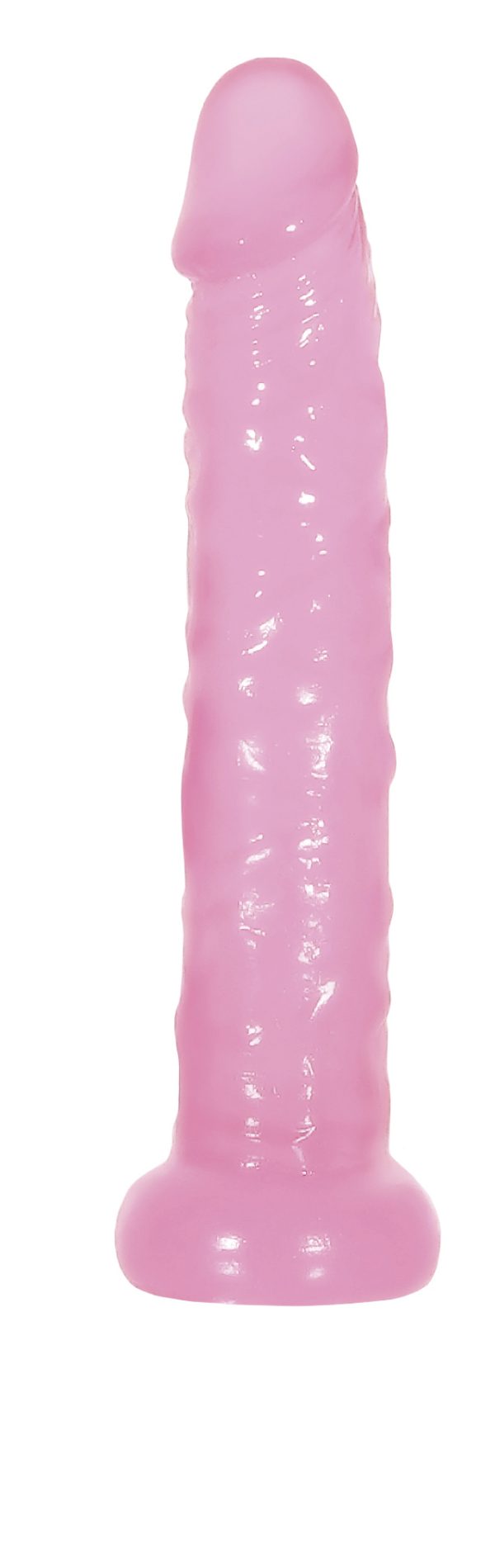Adam & Eve Pink Jelly Slim Dildo - Image 2