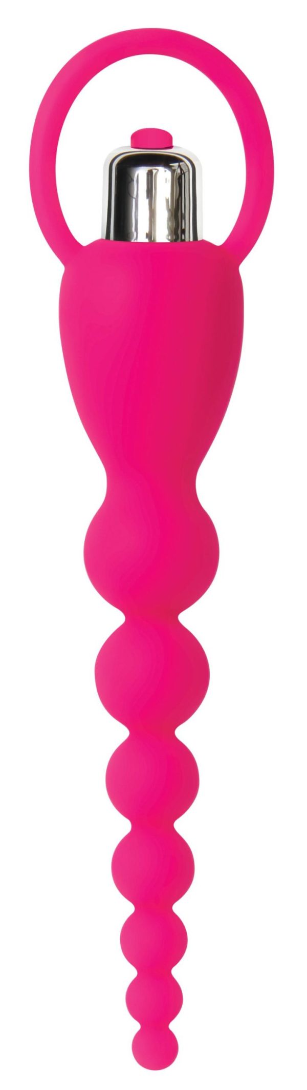 Adam & Eve Silicone Booty Bliss Vibrating Beads Pink - Image 3