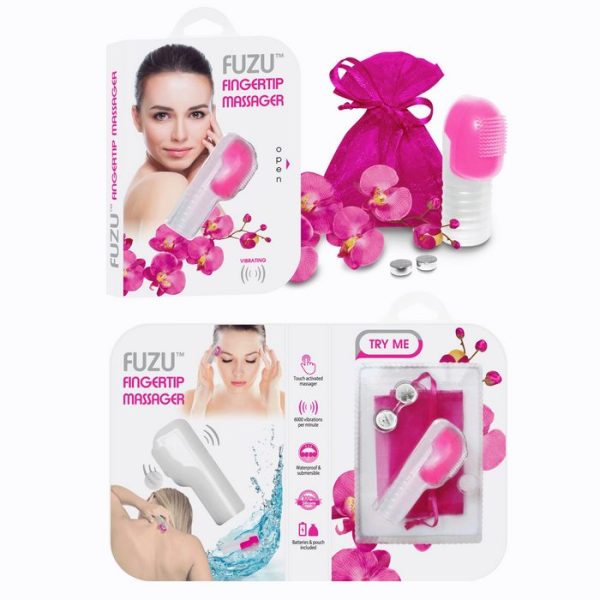 Fuzu Vibrating Finger Massager Neon Pink - Image 4