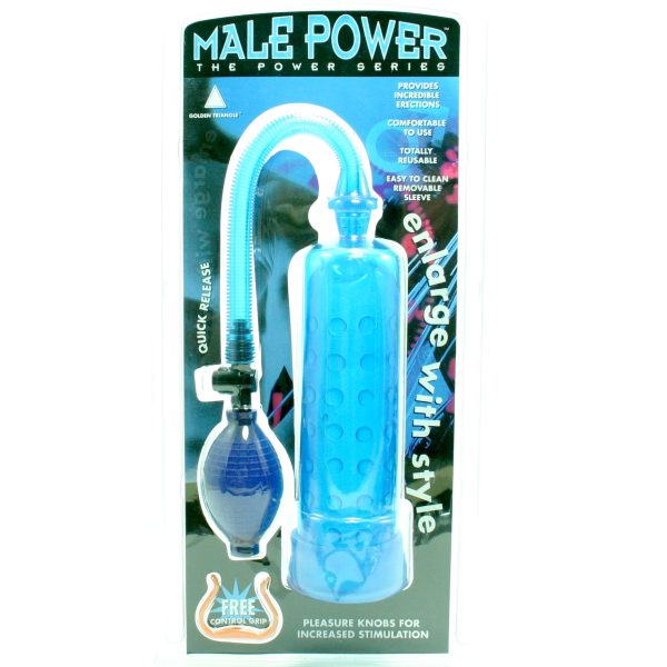 Male Power Pump Blue - Image 2