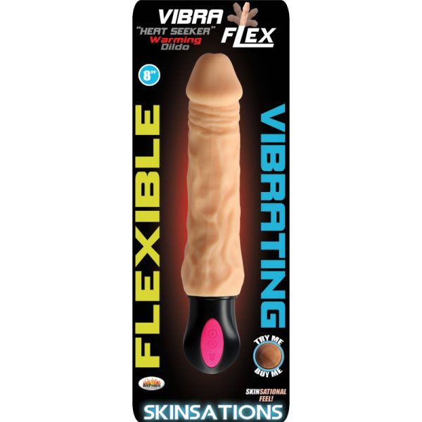 Skinsations Heat Seeker Flexible Warming Dildo 8 " - Image 2