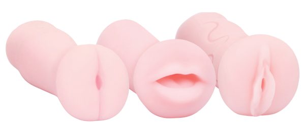 The 9's Pocket Pink Mini Mastturbator Trio - Image 4