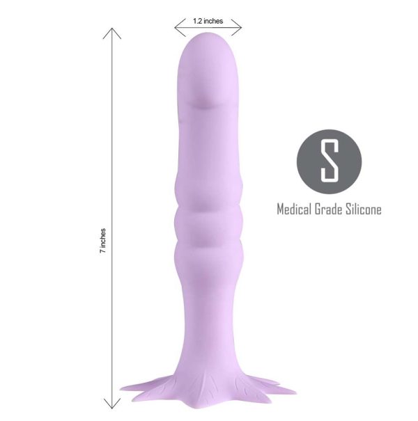 Dazey 420 7 Silicone Dong Pastel Purple " - Image 4