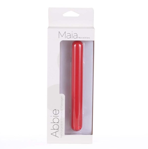 Abbie Long Rechargeable Bullet Red - Image 4