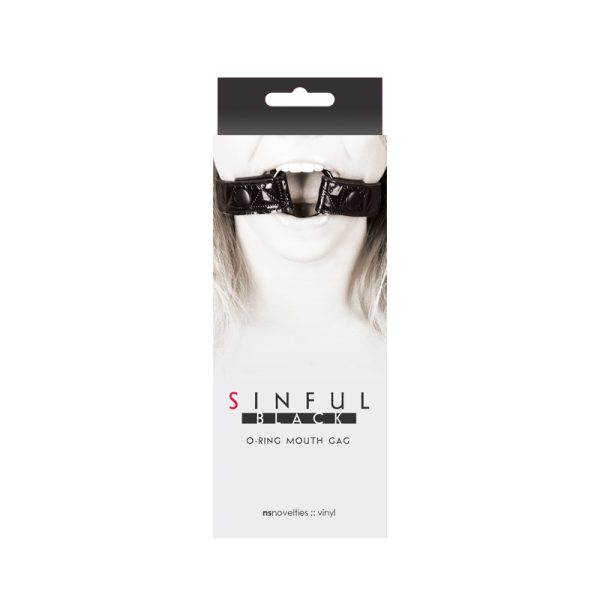 Sinful O-ring Mouth Gag Black - Image 2