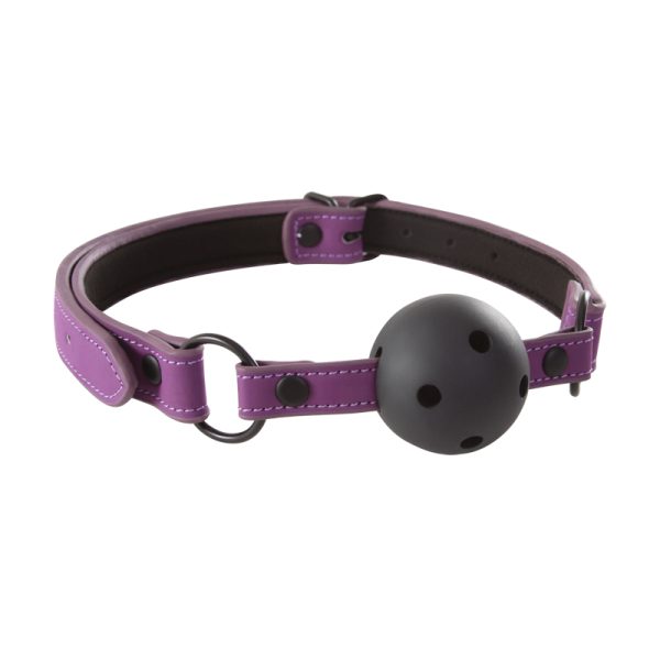Lust Bondage Ball Gag Purple - Image 2