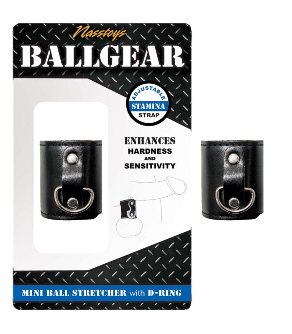 Ballgear Mini Ball Stretcher W- D-ring Black