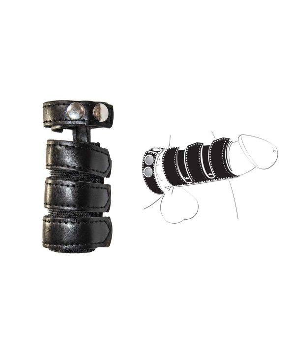 Ballgear Cock Strap With Sheath Black - Image 2