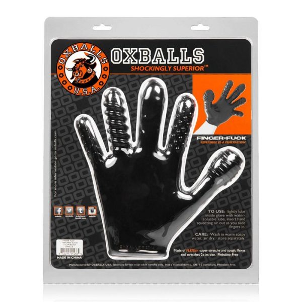 Finger Fuck Textured Glove Oxballs - Image 4