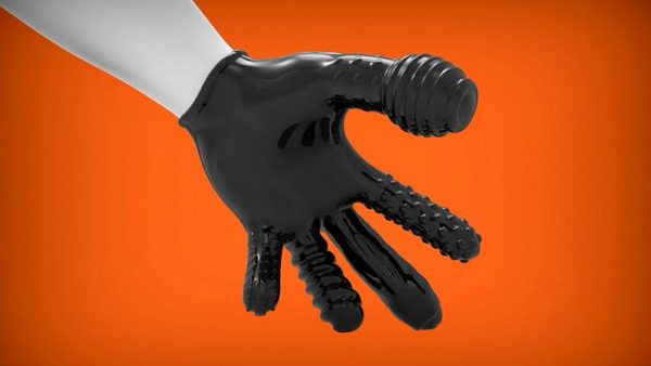 Finger Fuck Textured Glove Oxballs - Image 3