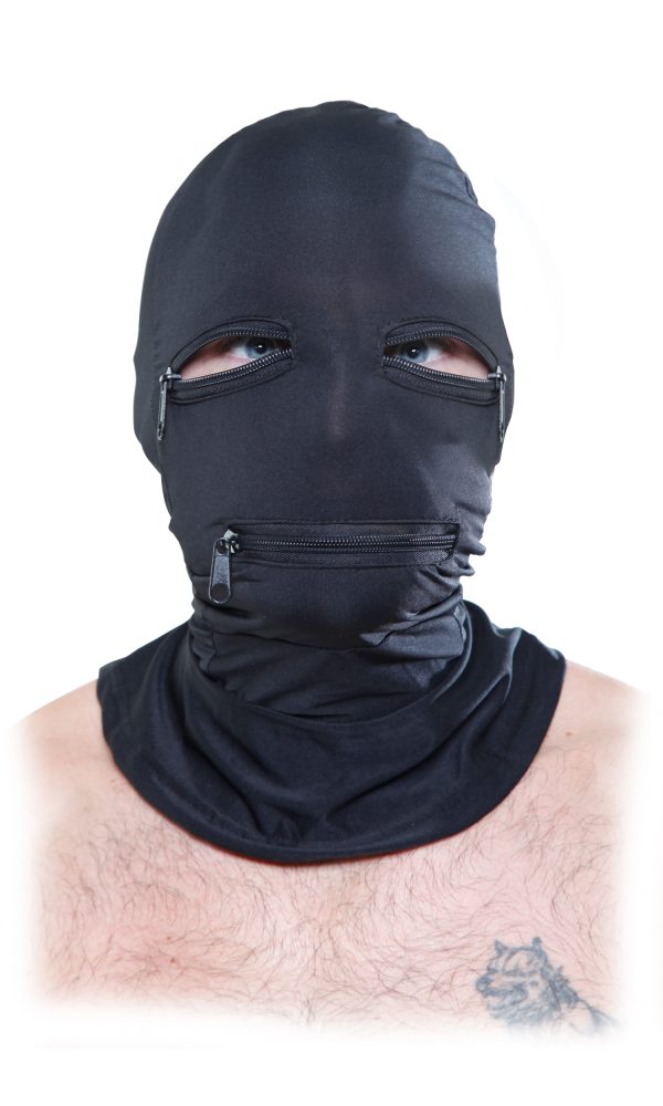 Fetish Fantasy Black Zipper Face Hood - Image 2