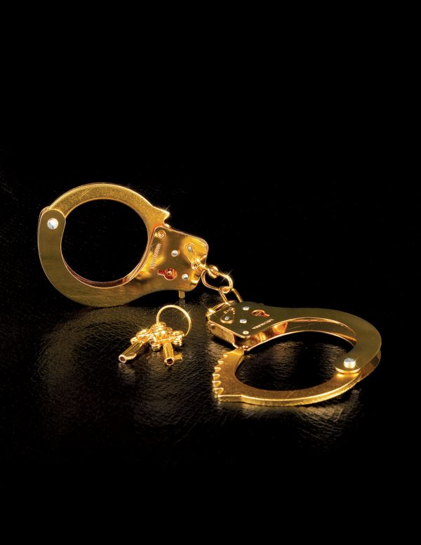 Fetish Fantasy Gold Metal Cuffs - Image 4