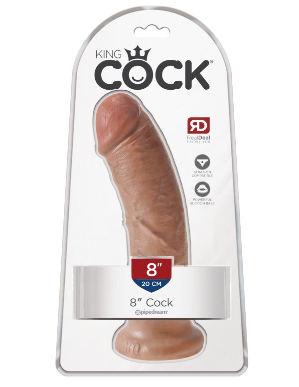 King Cock 8 In Cock Tan - Image 2