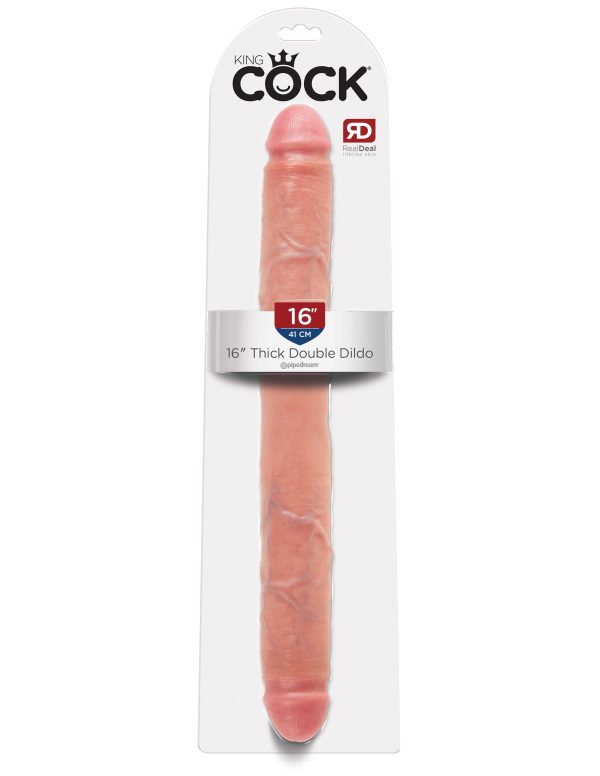 King Cock 16in Thick Double Dildo - Image 3