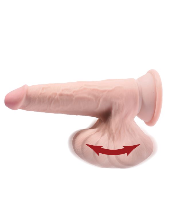 King Cock Triple Density Plus Cock W/ Swinging Balls - Image 4