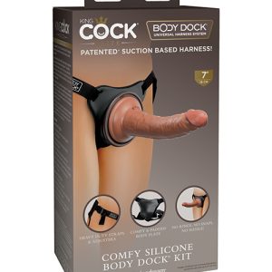 King Cock Elite Comfy Silicone Body Dock Kit