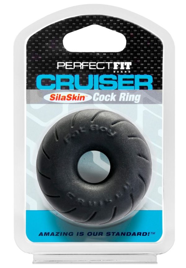 Perfect Fit Siliskin Cruiser Ring 2.5 Black " - Image 2