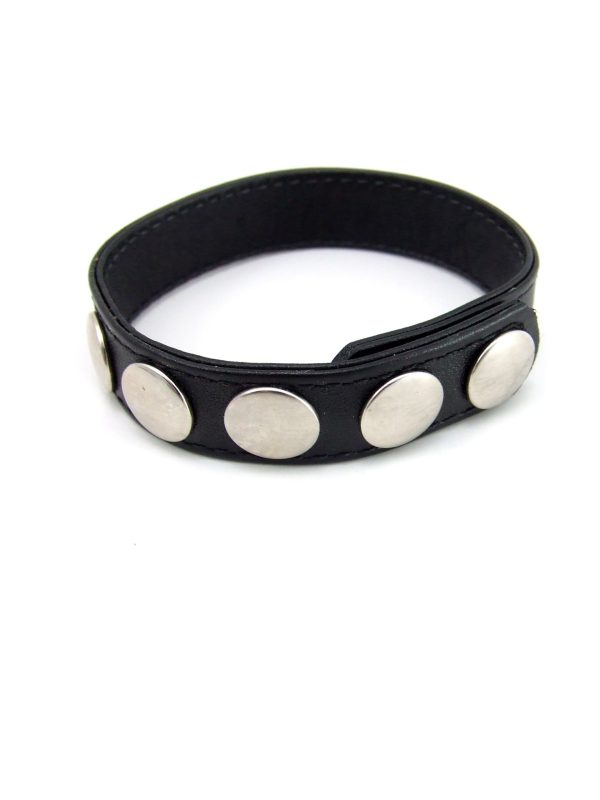 Ring Leather 5 Snaps Black - Image 2