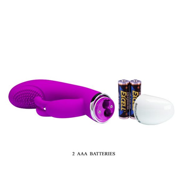 Pretty Love Christ Rabbit Vibrator Silicone Purple - Image 4