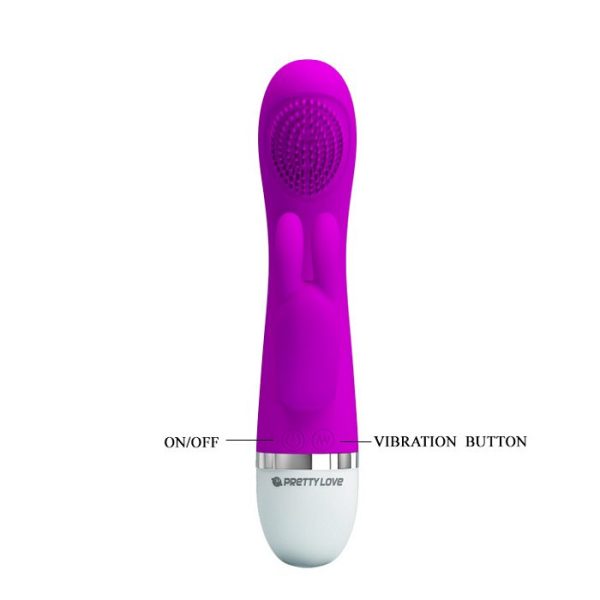 Pretty Love Christ Rabbit Vibrator Silicone Purple - Image 3