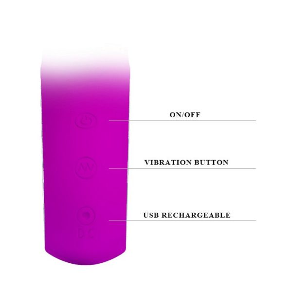 Pretty Love Elmer Rabbit Vibrator Silicone Purple - Image 4