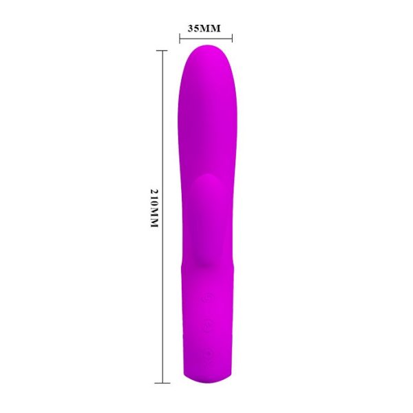Pretty Love Elmer Rabbit Vibrator Silicone Purple - Image 3