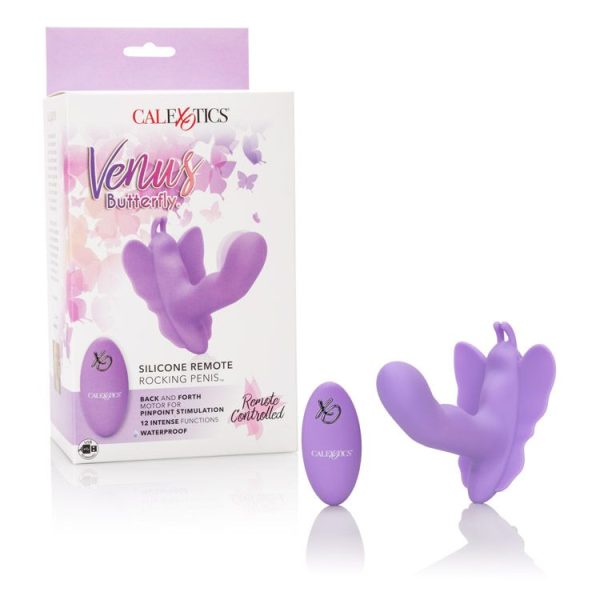 Venus Butterfly Silicone Remote Rocking Penis Dildo - Image 2