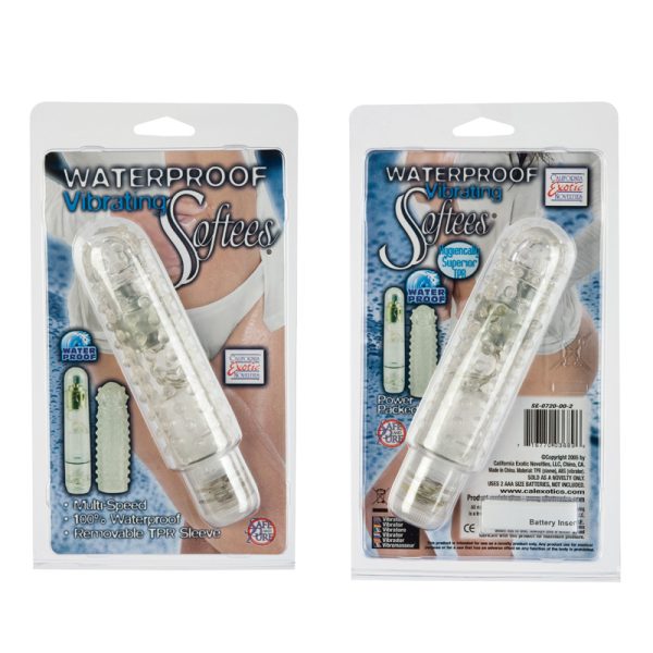 Waterproof Softees Stimulator- Clear - Image 3