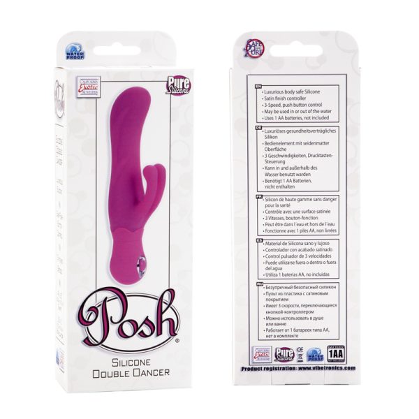 Posh Silicone Double Dancer Pink - Image 2
