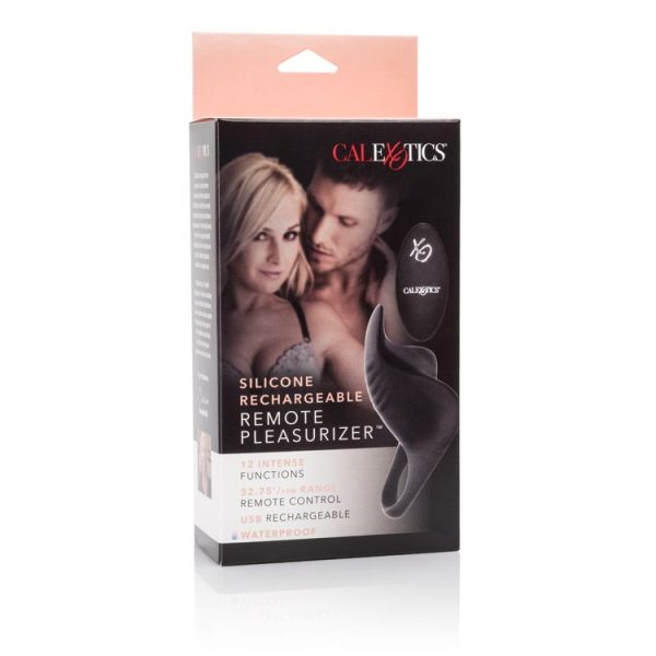 Silicone Rechargeable Remote Pleasurizer Cock Ring - Image 3