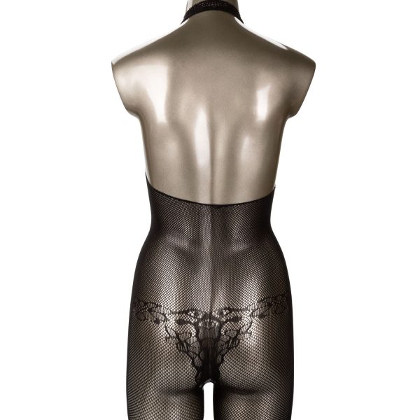Scandal Strappy Halter Lace Body Suit - Image 5