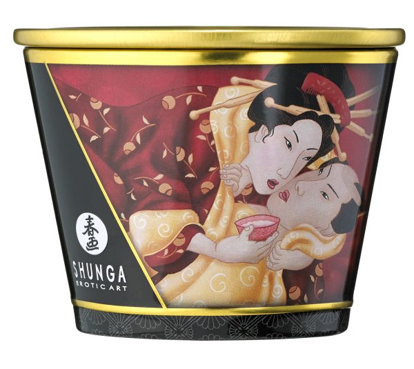 Massage Candle Sparkling Strawberry Wine - Image 2
