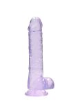 Real Cock 8in Realistic Dildo W/ Balls