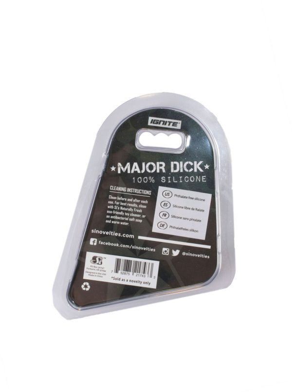 Major Dick Commando 2 Wide Silicone Cock Ring " - Image 4